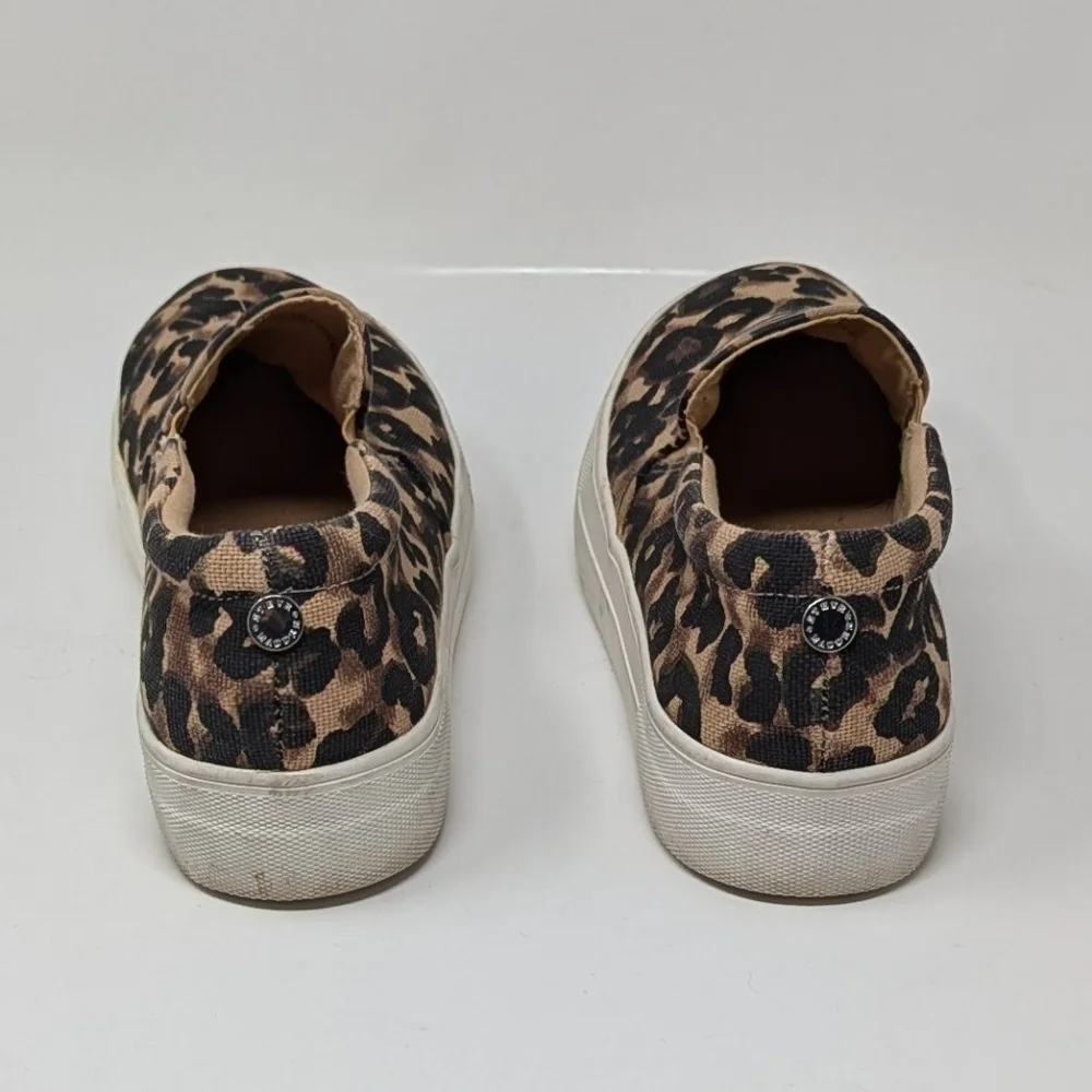 Steve Madden Sneakers Gills Slip-On Leopard Print Womens Size 8 - Picture 6 of 8